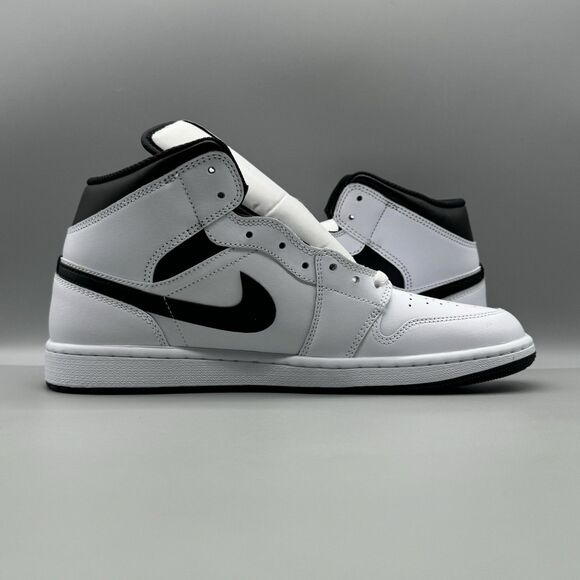 Nike Air Jordan 1 Mid Shoes Men's Size 11 White Black DQ8426-132 NEW Panda Retro - Picture 7 of 11